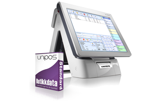 9413338 Unipos  Unipos Butikkdata Standard butikkdatal&#248;sning med touchskjerm